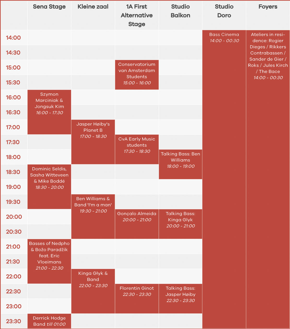 Zaterdag 30 oktober