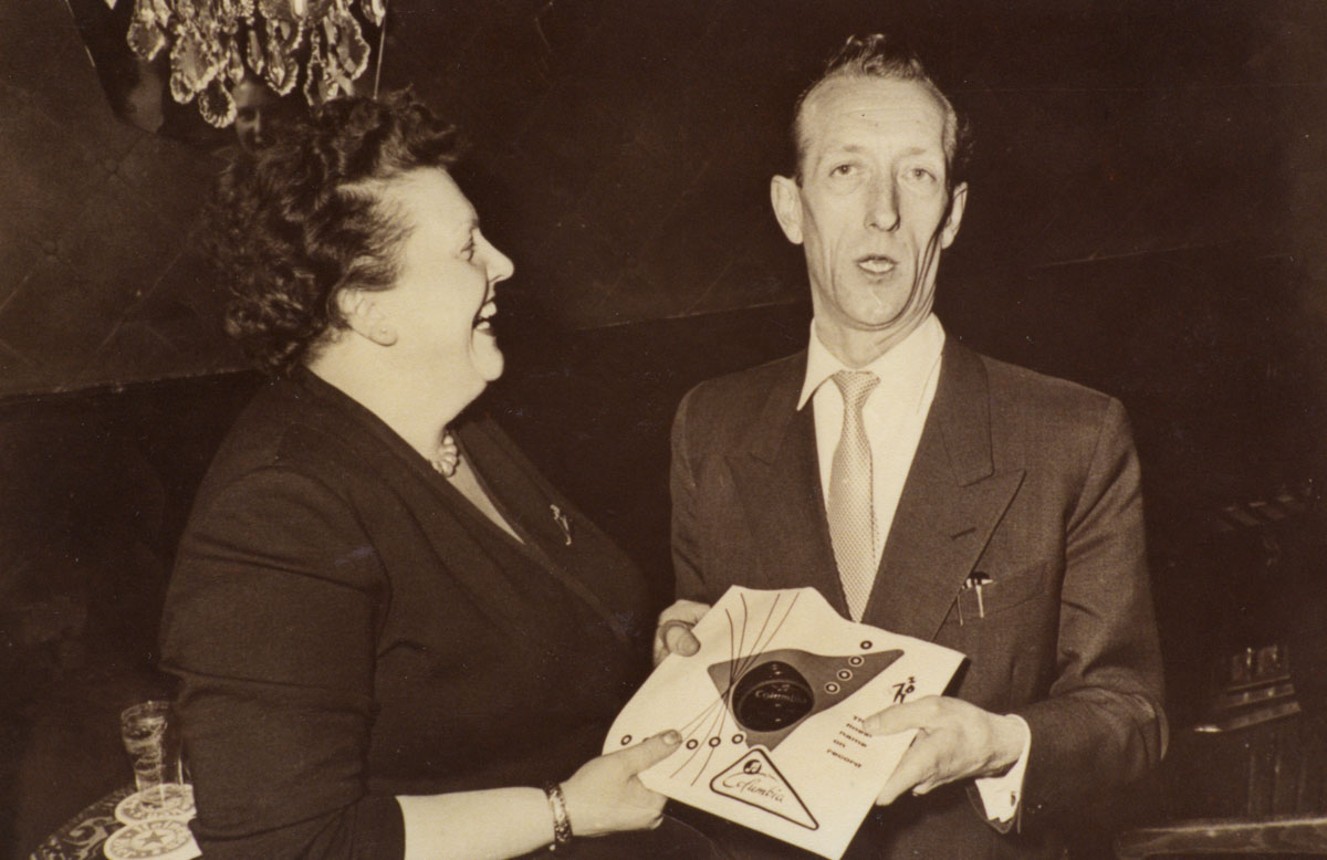 Valkhoff en tante leen 1955