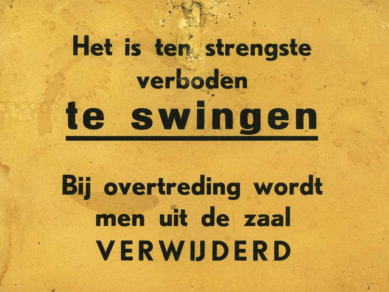 Swingen verboden en gestopt met jazz