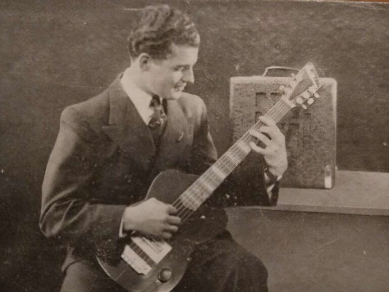 Gitarist Bram de Jong was een kanjer