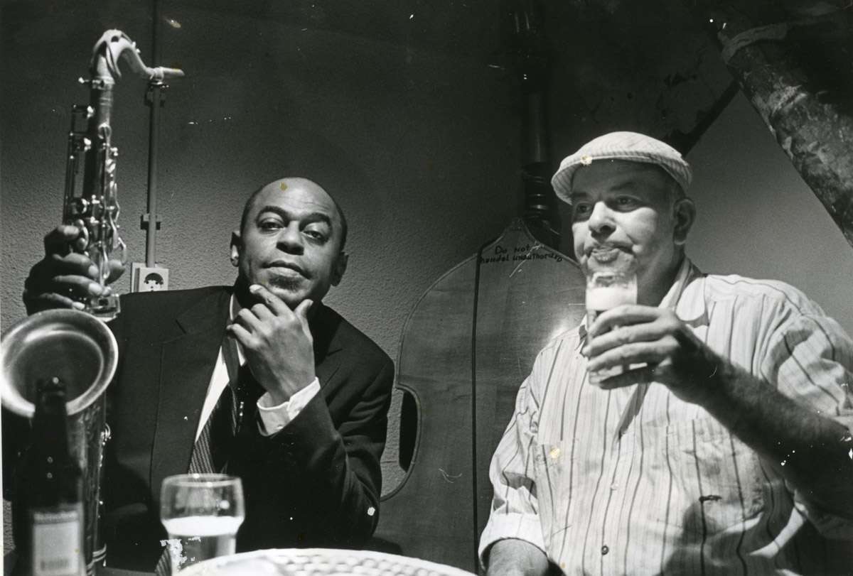 Thelonius Willem Wodka m Archie Shepp 1988 foto H de Reuver 954